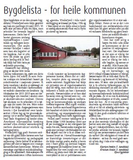 Bygdelista – for heile kommunen